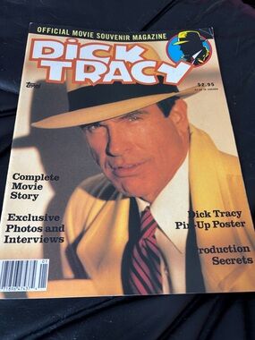 Dick Tracy Official Movie Souvenir Magazine - 90s Madonna Warren Beatty
